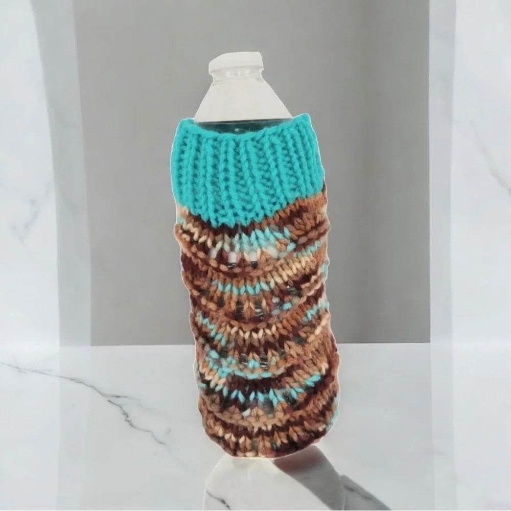 Handmade Bottle Cozy Bar Cart Essential Vase Cover Glass Cover